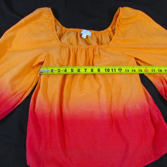 CHARTER CLUB LINEN Shirt Women's Size Medium - Picture 3 of 5